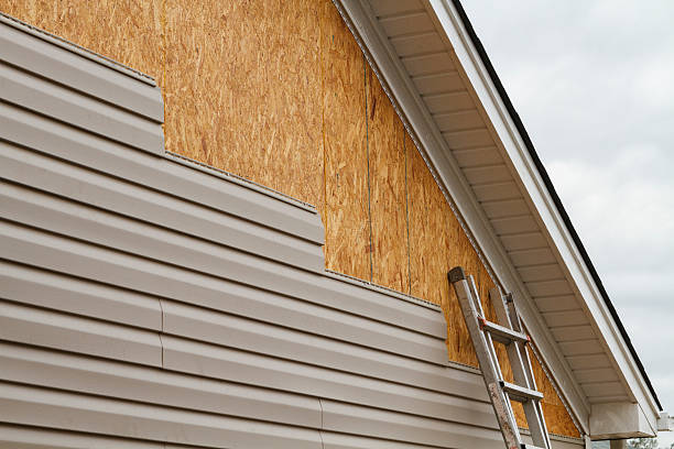 Professional Siding Replacement technician working in Ludlow Falls, OH